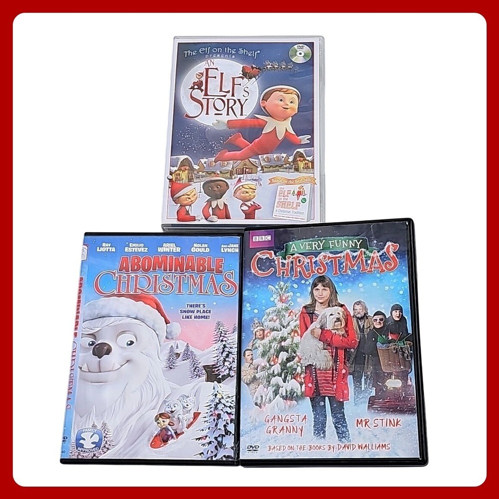 Abominable Christmas An Elfs Story A Very‎ Funny Christmas DVD Lot Kids Holiday